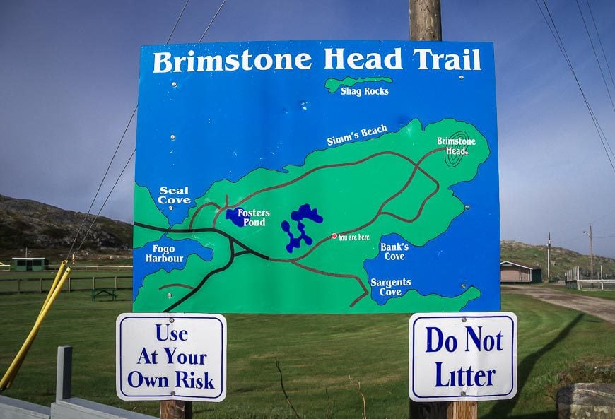 Brimstone Head Trailhead - takes you to one of the four corners of the world