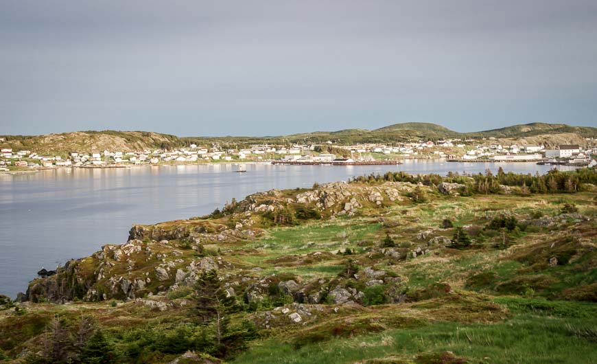 Twillingate from our B&B - after kayaking & dinner