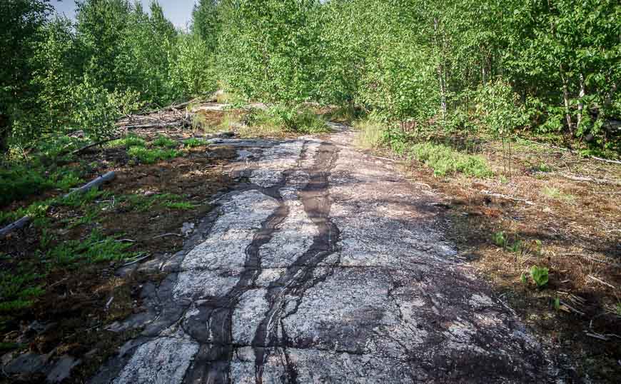 Long stretches of easy hiking on exposed granite ridges