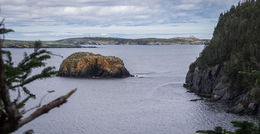 Gallows Cove at the 7.9 km mark