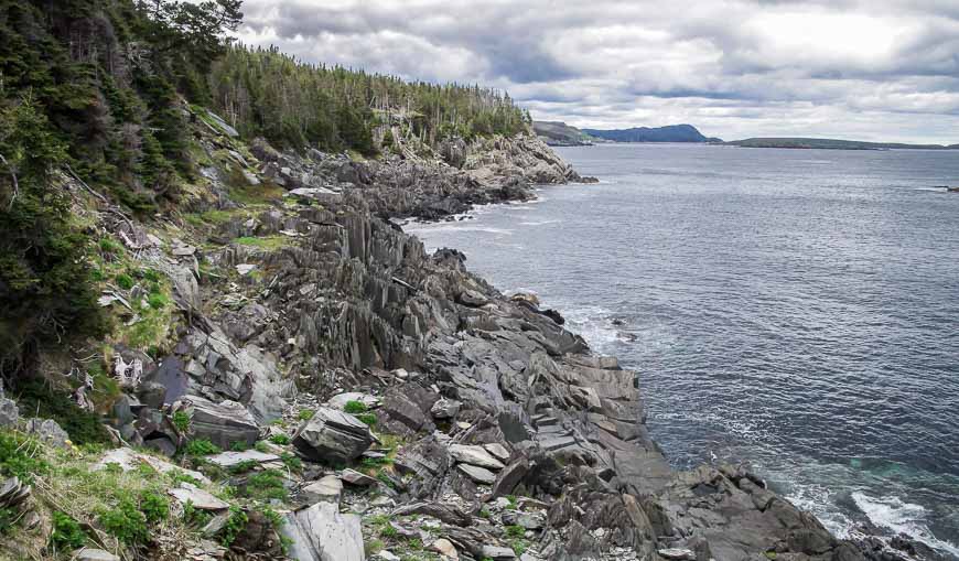 We're in for more coastal views as we continue past the sea arch on the Spurwink Island Path