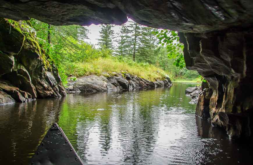 Heading through the second tunnel