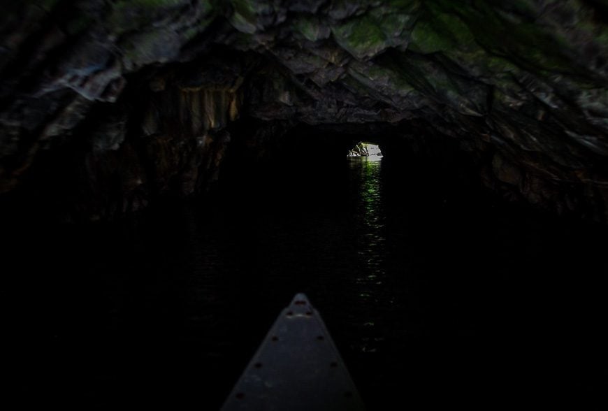 The first of the Caddy Lake Tunnels