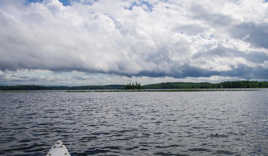 Amazing skies over Caddy Lake 