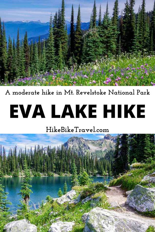 A moderate hike to Eva Lake in Mt. Revelstoke National Park, BC