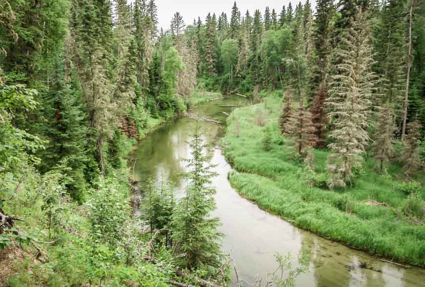 We knew we were close to the end when we saw Kingsmere River