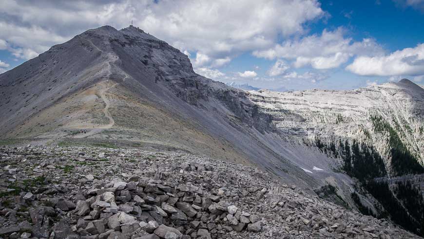 Bragg Creek hikes - Moose Mountain and nothing but rock as you get closer