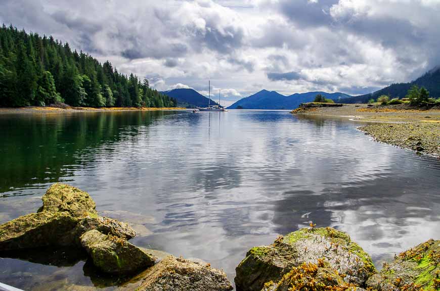 Our boat ride out to Rose Harbour starts here, accessed via a 45 minute van ride on a logging road from the town of Sandspit