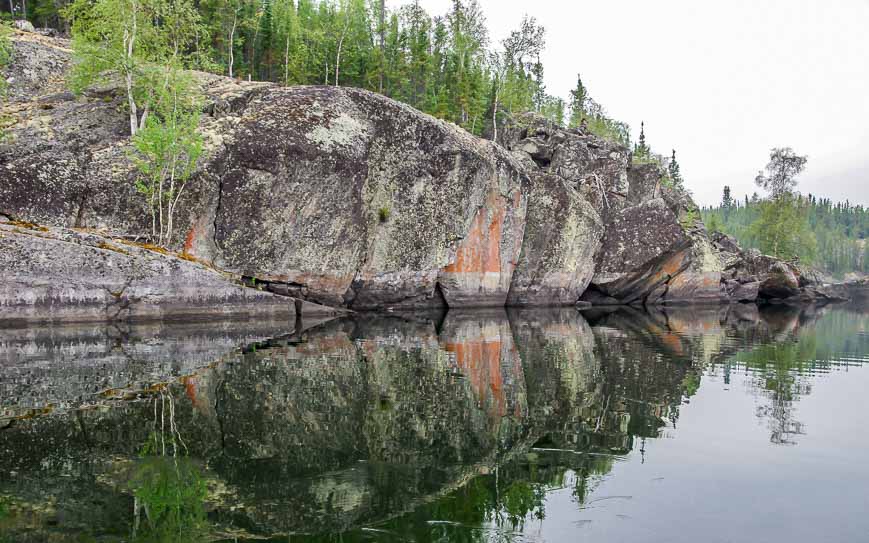 More beautiful reflections seen while canoeing the Cameron River