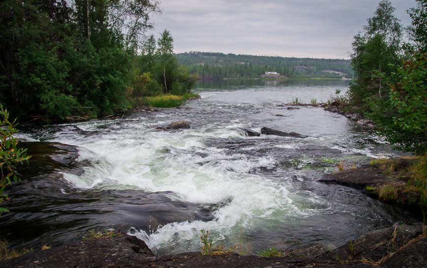 An easy portage into Prelude Lake