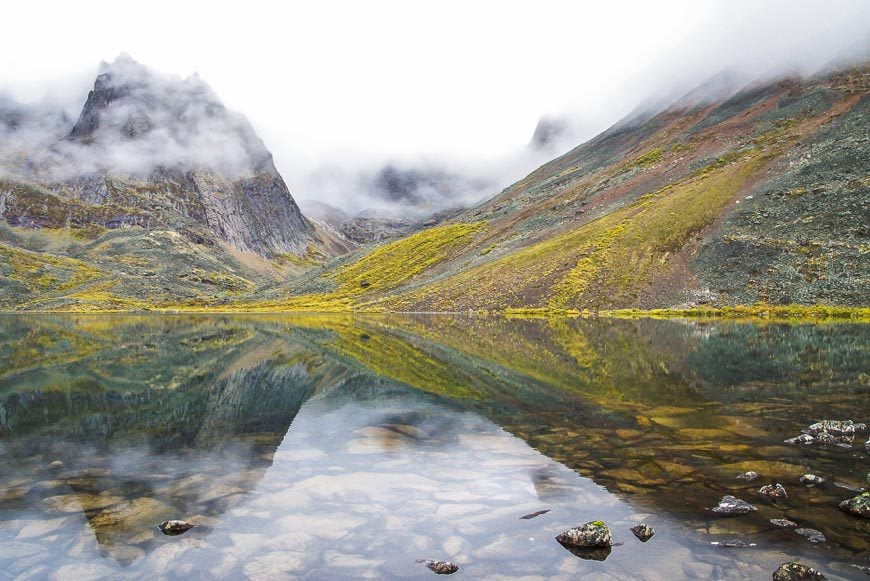 Grizzly Lake in the Tombstones is even beautiful when cloudy