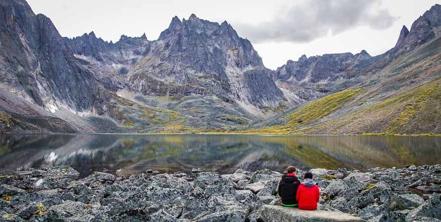 A quiet moment beside Grizzly Lake in the Tombstones