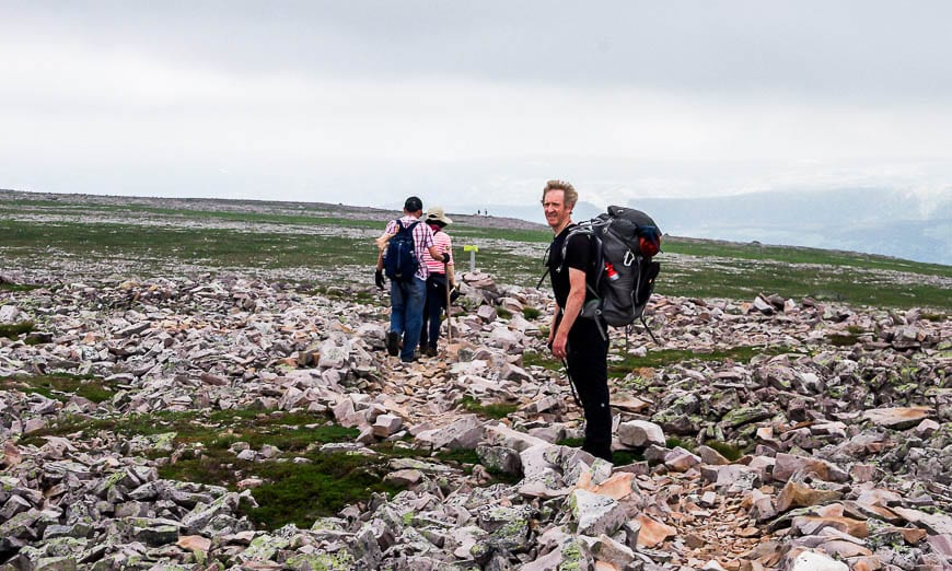 It's a rocky hike to matter what way you approach it