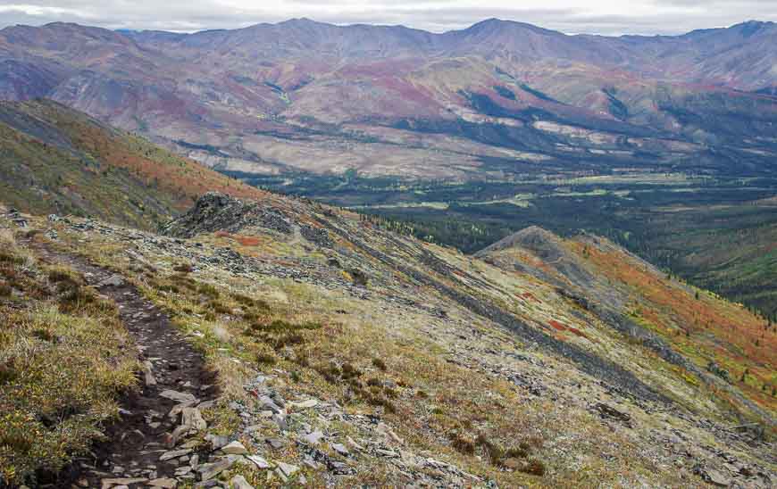 The Grizzly Lake hike is on an easy to follow trail