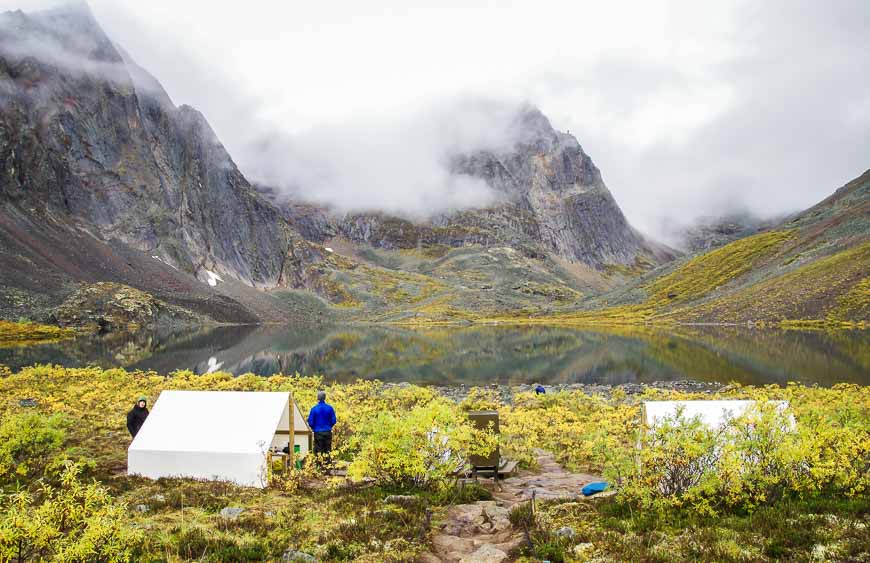 Cooking shelters make all the difference in bad weather conditions