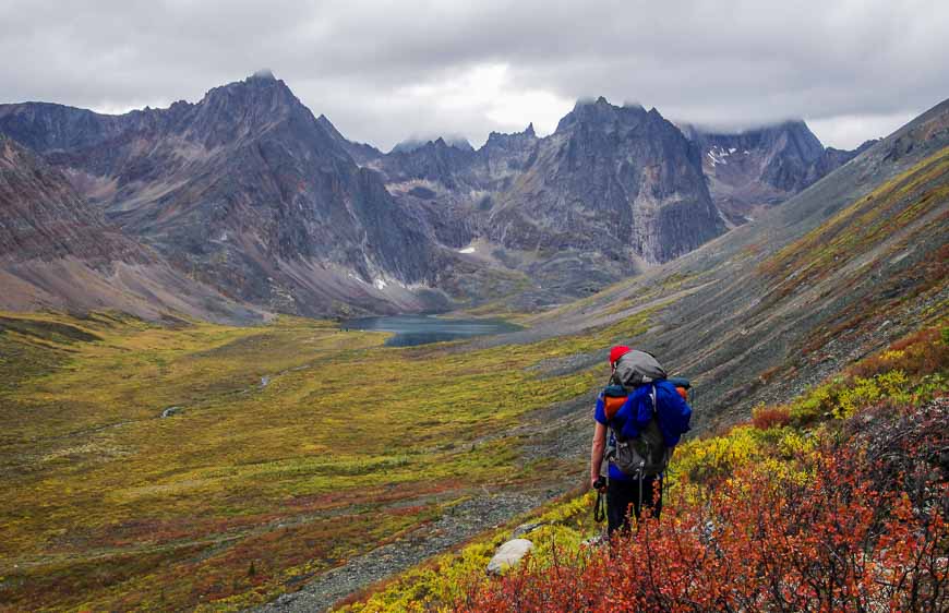 Grizzly Lake in the distance