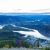 The view from the Midnight Dome above Dawson City