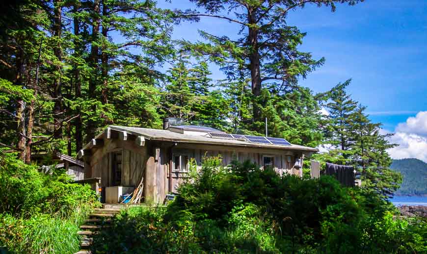 The Watchmen's Cabin on Ninstints