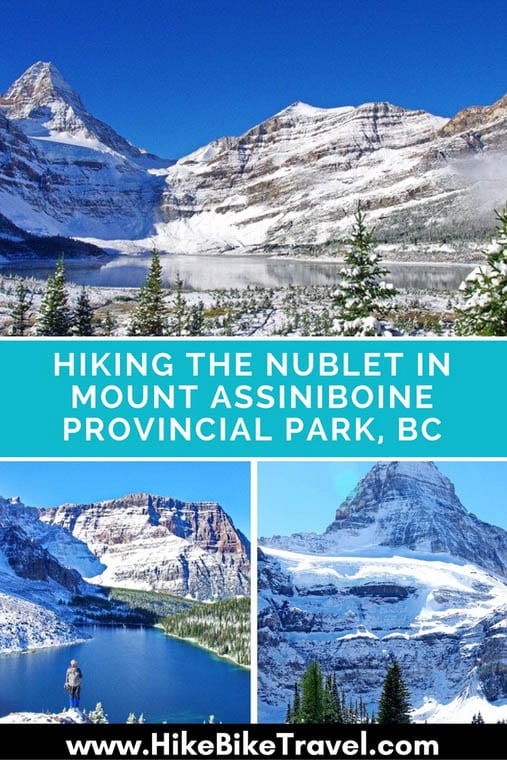 Hiking the Nublet in Mount Assiniboine Provincial Park, BC