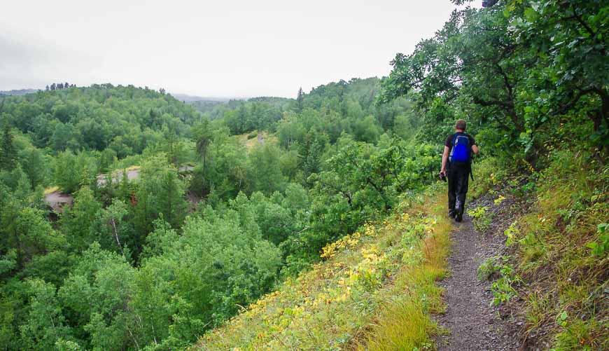 I was surprised at the steep hills on the Gorge Creek Trail - though the name should have given it away