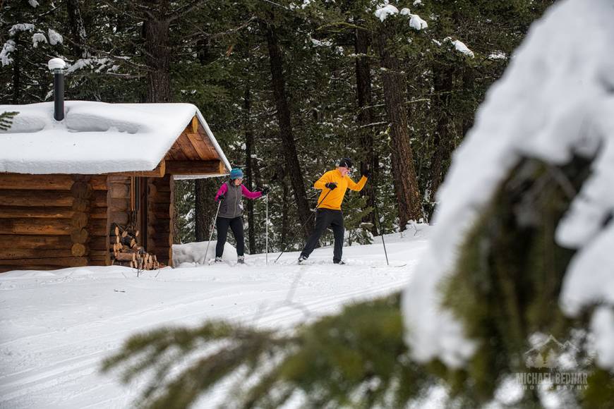 Cross-country skiing at 100 Mile Nordic