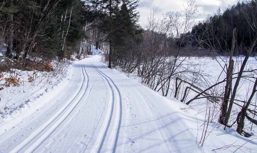 Exceptional cross country skiing in Gatineau Park