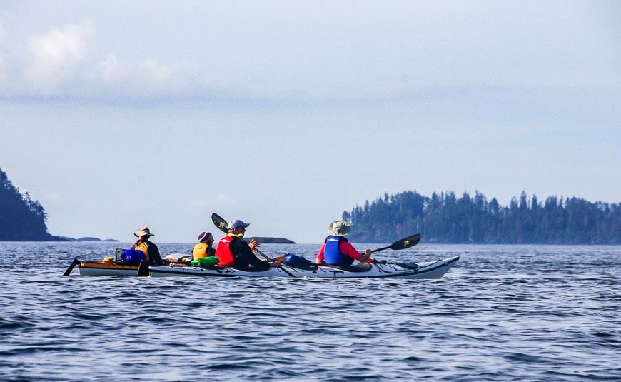 Paddling over to Ninstints