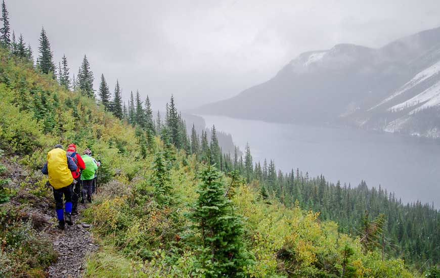 Continuing the descent to Marvel Lake