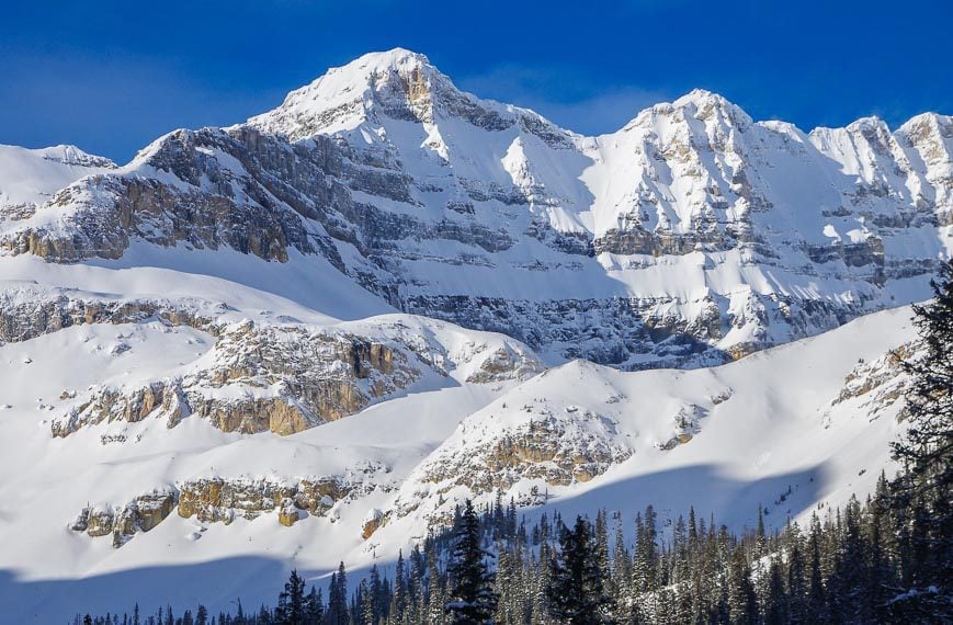 Gorgeous mountain scenery - and the lower reaches can be accessed on skis