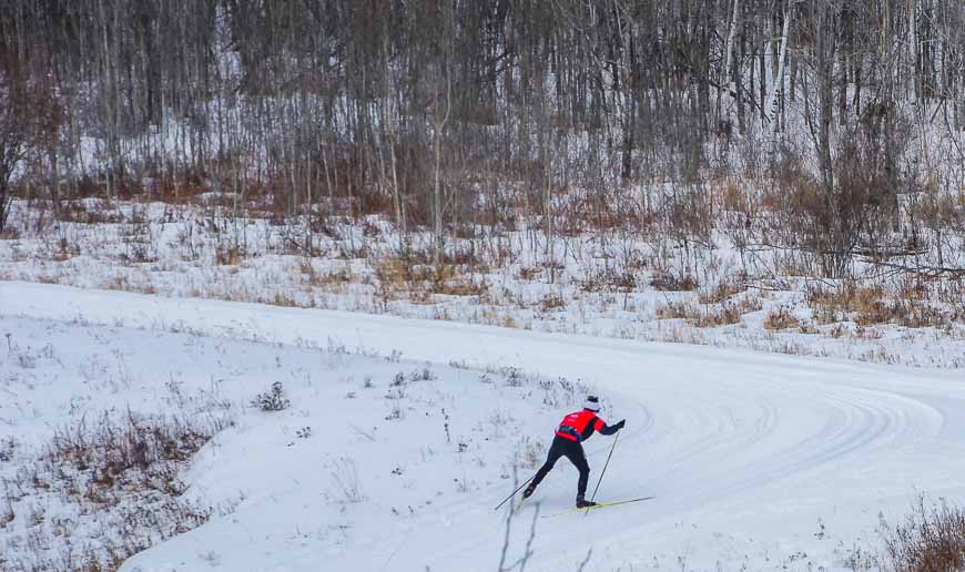 More skate than classic skiers at Camrose