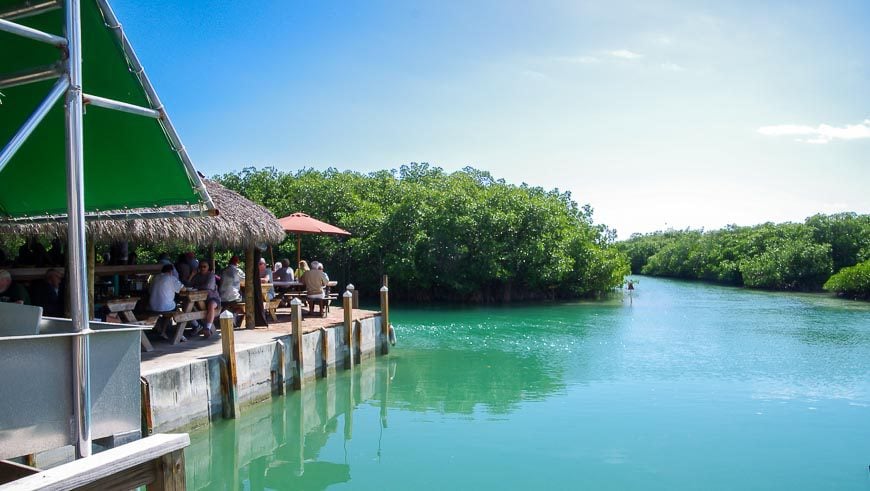 Our starting point - the Keiger Key Paddling Hut - about 7 miles from Key West