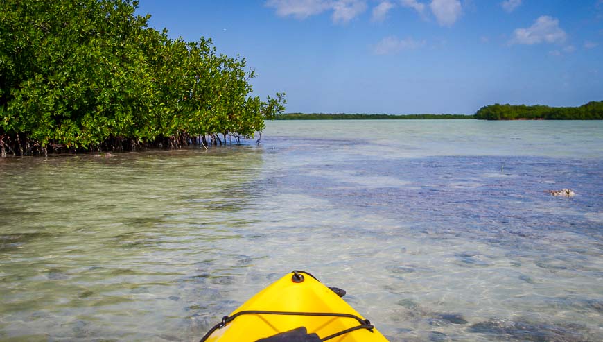In no time you feel like you have the Florida Keys to yourself