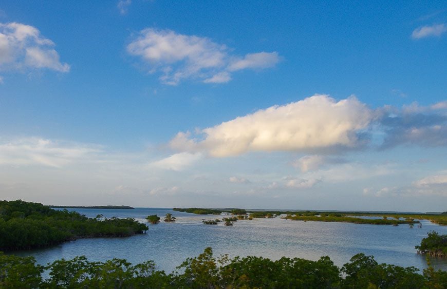 Views of the Florida Keys en route to Key West