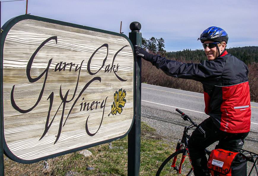 A vineyard stop on Salt Spring Island