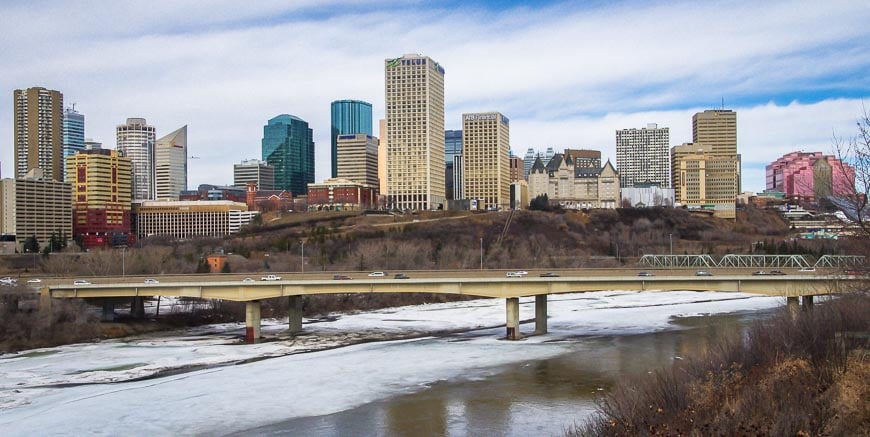 You're treated to beautiful views walking the trails along the river