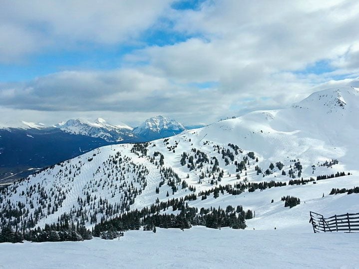 Uncrowded slopes at Marmot Basin