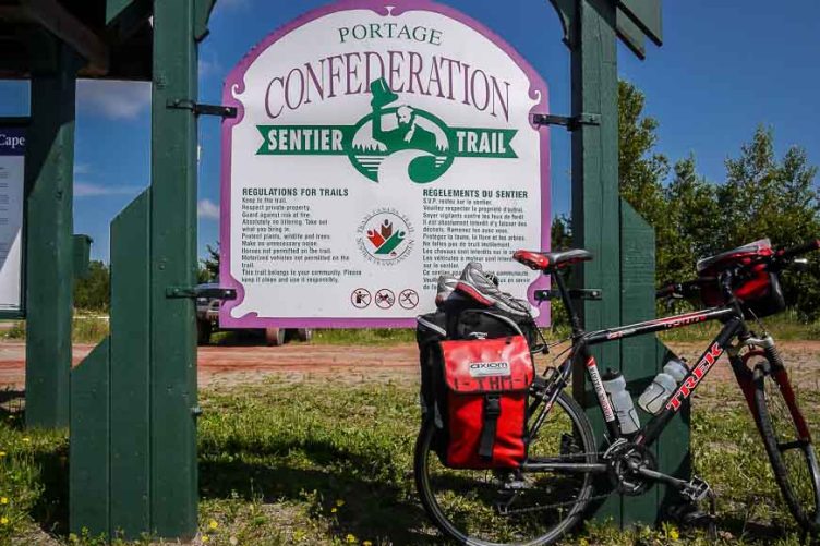 Easy biking on the Confederation Trail