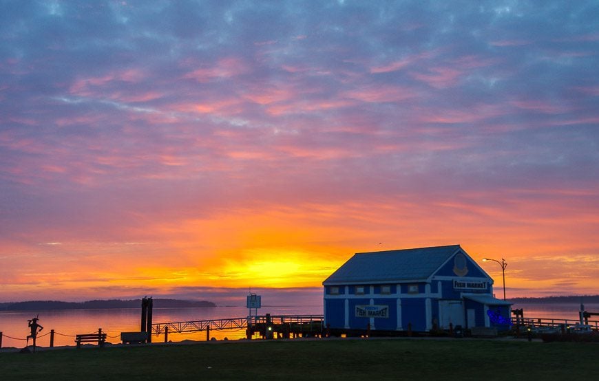 Sunrise in Sidney from The Sidney Pier Hotel & Spa