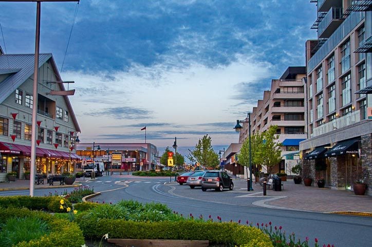 Sidney's main street early in the morning