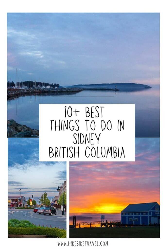 10+ best things to do in Sidney BC - located just minutes from the Swartz Bay Ferry terminal