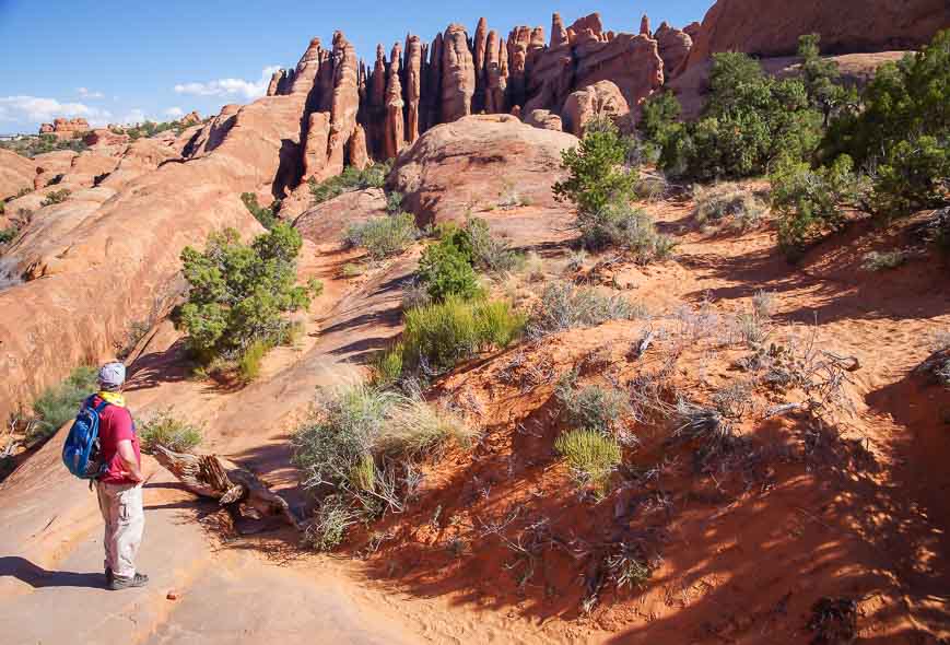 More great rock formations near the far end of the trail