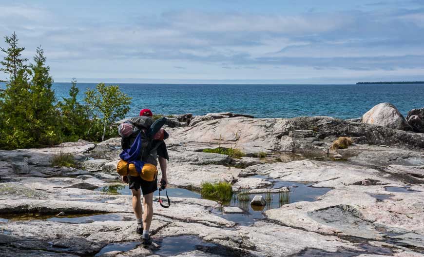 Hiking the Coastal Trail in Lake Superior Provincial Park