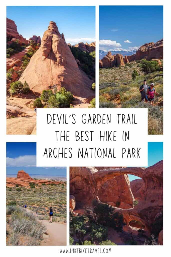 The fabulous Devil's Garden hike in Arches National Park sees the highest concentration of arches in the world