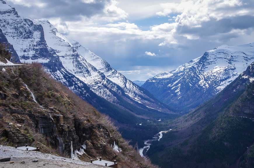 Spectacular views down the valley from where we'd come