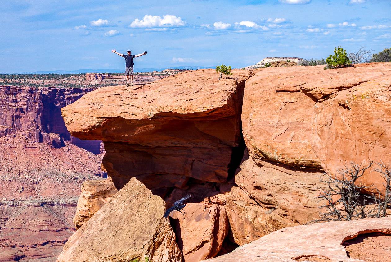 John and I both adore this kind of hiking in red rock country