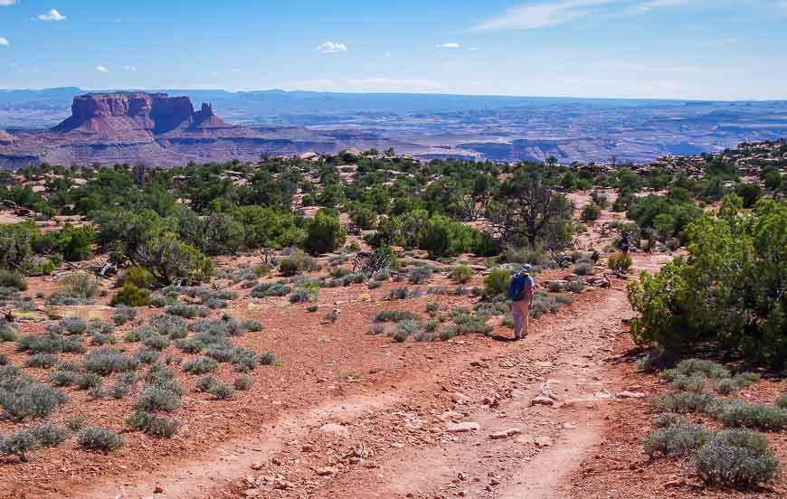 The closer you get to the rim the more spectacular the scenery