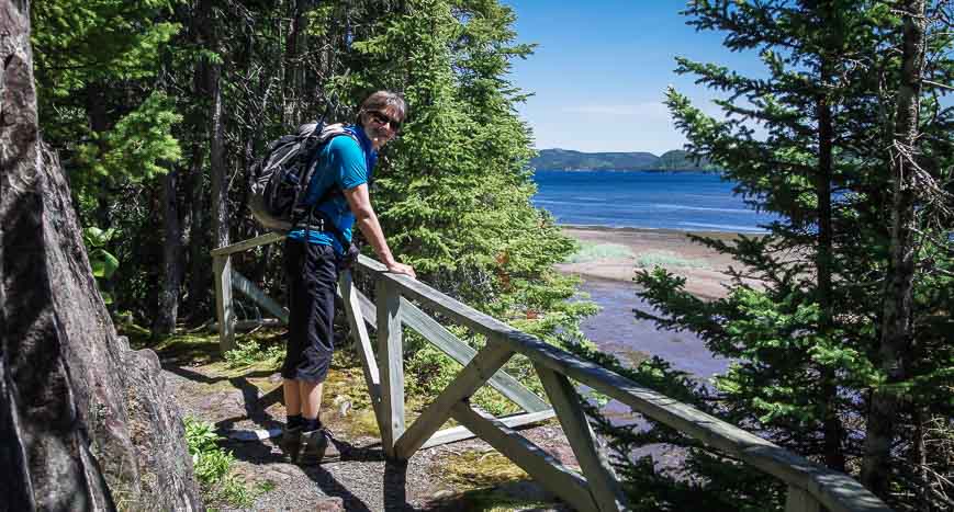 Hiking the easy Coastal Trail in Terra Nova National Park