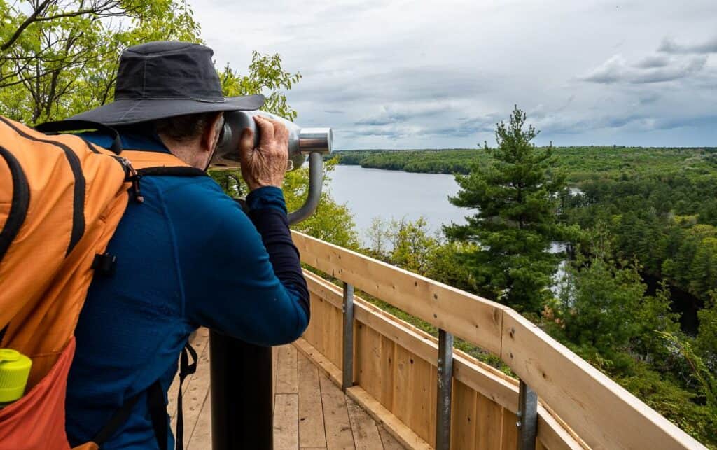 View from the Cliff Top Trail in Bon Echo Provincial Park - one of the top hikes in Ontario