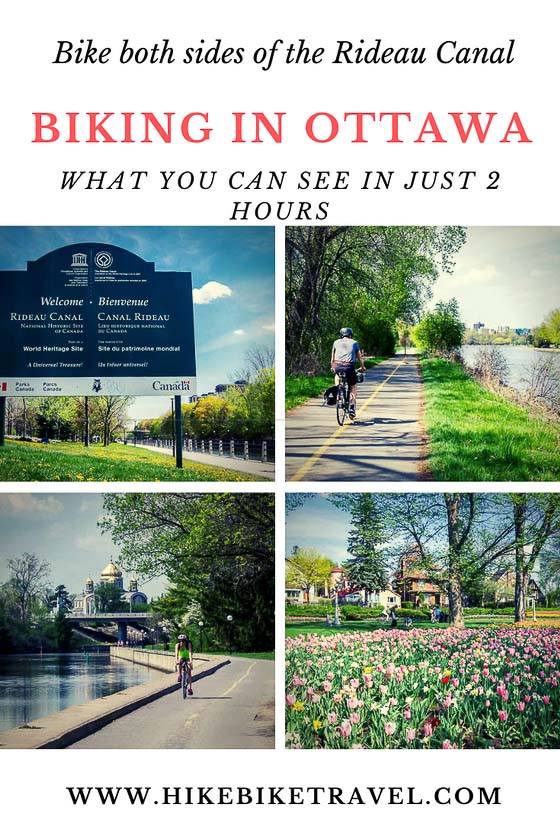 Biking in Ottawa - what you can see in 2 hours