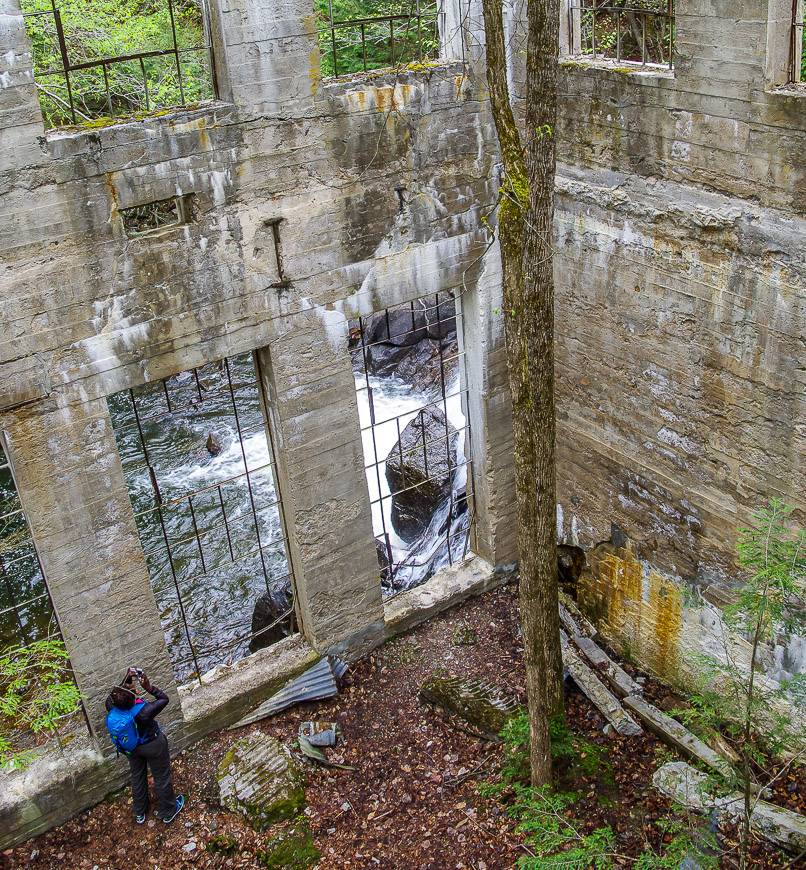 Inside the Thomas 'Carbide' Willson Ruins in Gatineau Park, Quebec